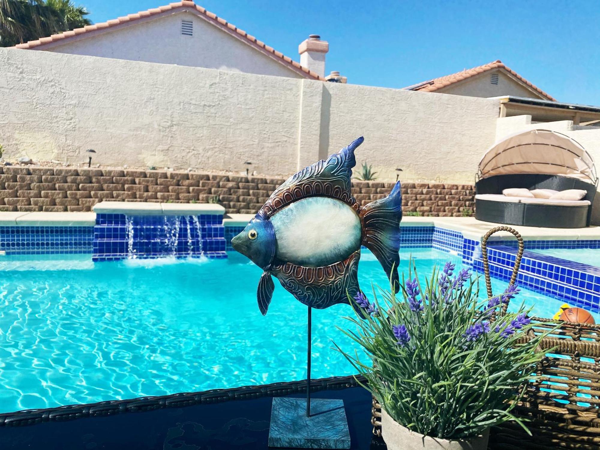 Amazing Heated Pool And Private Hot Tub 3Br In Heart Of Lv Villa Las Vegas Bagian luar foto